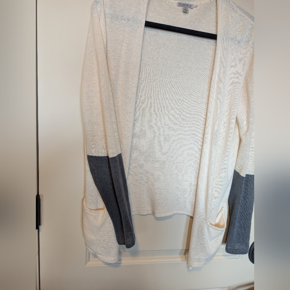 Toad&Co Color Blocked Cardigan Size M - Picture 4 of 9